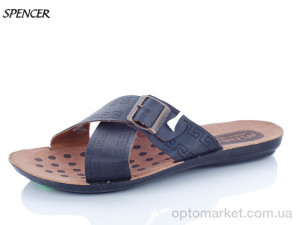 Купить Шльопанці чоловічі 7180 черный Spencer чорний