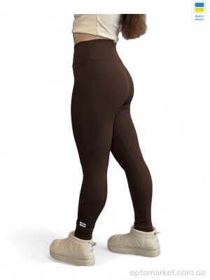 Лосини жіночі 7225-1-1 шоколад M.u Miu коричневий  оптом от Optomarket