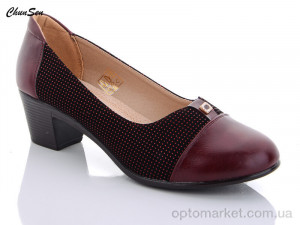 Купить Туфлі жіночі 7267-4 Chunsen бордовий