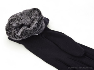 Рукавички чоловічі 73-3 трикотаж black Paidi чорний  оптом от Optomarket