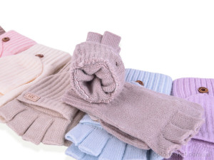 Рукавиці жіночі 7308 mix Henu мікс  оптом от Optomarket