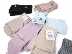 Рукавиці жіночі 7308 mix Henu мікс  оптом от Optomarket