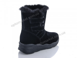 Угги женские 7413-1 Dual черный  оптом от Optomarket