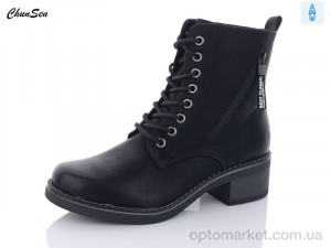 Купить Черевики жіночі 7531-1 Chunsen чорний