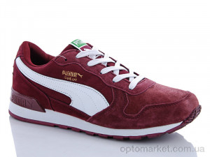 Купить Кросівки чоловічі 757-3 Puma бордовий