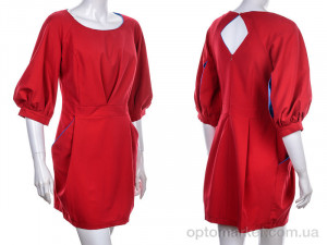 Сукня жіночі 758 red Vande Grouff червоний  оптом от Optomarket
