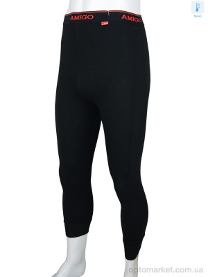 Купить Кальсони чоловічі 767 black термо Amigo чорний