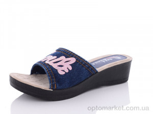 Купить Шльопанці жіночі 77 синій Sali синій