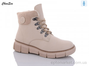 Купить Черевики жіночі 7706-7 Chunsen бежевий