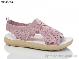 Купить Босоніжки жіночі 7729-6 масажка Minghong рожевий