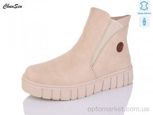Купить Черевики жіночі 7761R-7 Chunsen бежевий