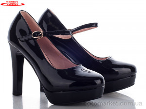 Купить Туфлі жіночі 777-B358 Seven чорний
