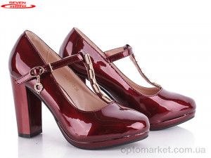 Купить Туфлі жіночі 777-P1-3 Seven бордовий