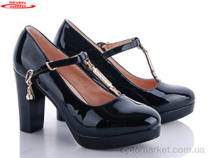 Купить Туфлі жіночі 777-P9-1 Seven чорний