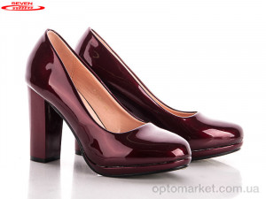 Купить Туфлі жіночі 777-С761 Seven бордовий