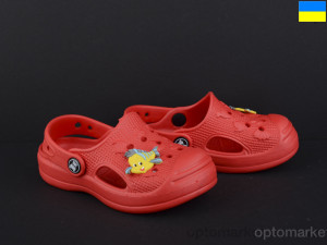 Кроксы детские 778 красный Емма Roks красный  оптом от Optomarket