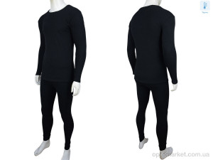 Термобілизна чоловічі 779 чорний термо Textile чорний  оптом от Optomarket