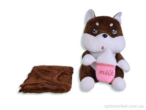 Купить Пледи дитячі 7791 (12135) хаскі мілк іграшка (40х25)-плед 120x160 mix Malloory Home мікс