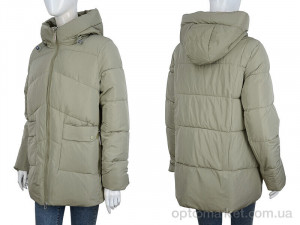 Куртка жіночі 7805 green Dukali зелений  оптом от Optomarket