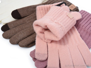 Рукавички жіночі 7831 mix Корона мікс  оптом от Optomarket