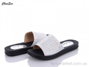 Купить Шльопанці жіночі 7843-22 Xing Yun срібний