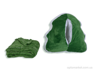 Пледи дитячі 79-11 (12128) ялинка іграшка (40х40)-плед 120x160 green Malloory Home зелений  оптом от Optomarket