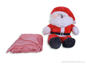 Купить Пледи дитячі 79-9 (12130) сніговик іграшка (50х15)-плед 120x160 red Malloory Home червоний