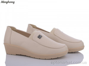 Купить Туфлі жіночі 798 beige Minghong бежевий