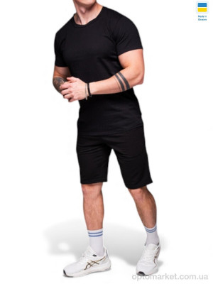 Купить Футболка чоловічі 8 чорний Sport style чорний