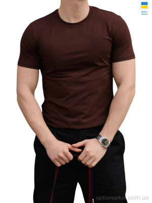 Купить Футболка чоловічі 80 шоколад Sport style коричневий