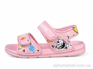 Купить Босоніжки дитячі 8001B-6 Смайлик рожевий