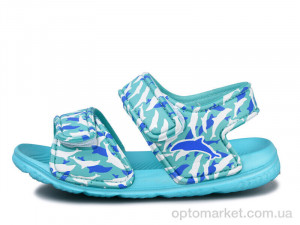 Купить Босоніжки дитячі 8002B-12 Смайлик блакитний
