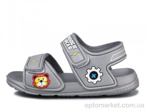 Купить Сандалі дитячі 8003B-3 Смайлик сірий