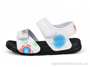 Купить Босоніжки дитячі 8005C-17 Смайлик білий