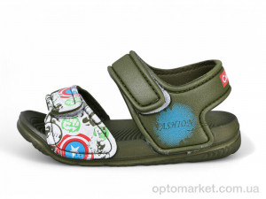 Купить Босоніжки дитячі 8005C-19 Смайлик хакі