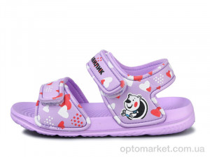 Купить Босоніжки дитячі 8006B-15 Смайлик фіолетовий