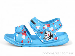 Купить Босоніжки дитячі 8006C-13 Смайлик блакитний