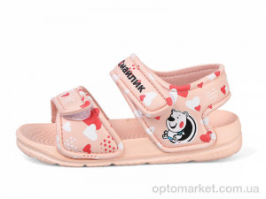Купить Босоніжки дитячі 8006C-7 Смайлик рожевий