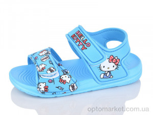 Купить Босоніжки дитячі 8008B-13 Смайлик блакитний