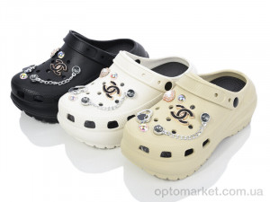 Крокси жіночі 8010-3 mix C.anel мікс  оптом от Optomarket