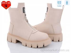 Купить Черевики жіночі 802-2 Jiao Li Mei бежевий