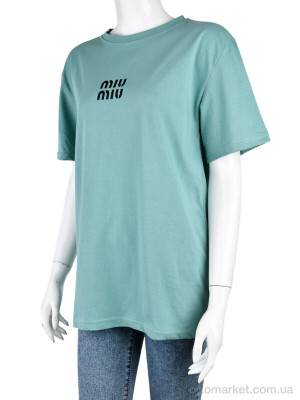 Купить Футболка жіночі 802Ж м'ята Textile зелений