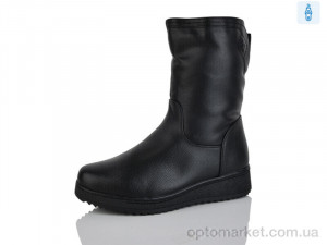Купить Чоботи жіночі 803-1 Leguzaza чорний