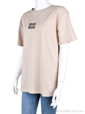 Купить Футболка жіночі 803Ж капучино Textile коричневий