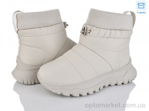 Купить Дутики жіночі 80812-1-3 Leguzaza бежевий