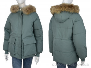 Куртка жіночі 810 green Yanpai зелений  оптом от Optomarket