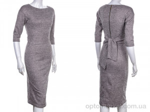 Сукня жіночі 810 grey Vande Grouff сірий  оптом от Optomarket