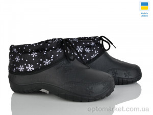 Купить Галоші жіночі 810 калоші сніжинка чорний Selena чорний