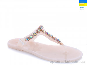 Купить Шльопанці жіночі 81263-1 Dual бежевий