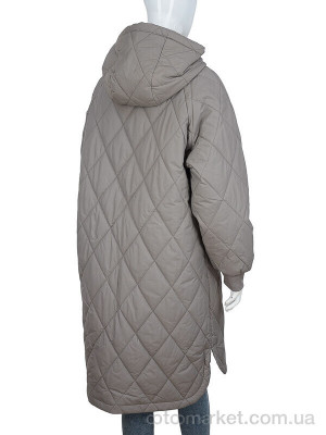 Пальто жіночі 8162 d.grey Aixiaohua сірий  оптом от Optomarket